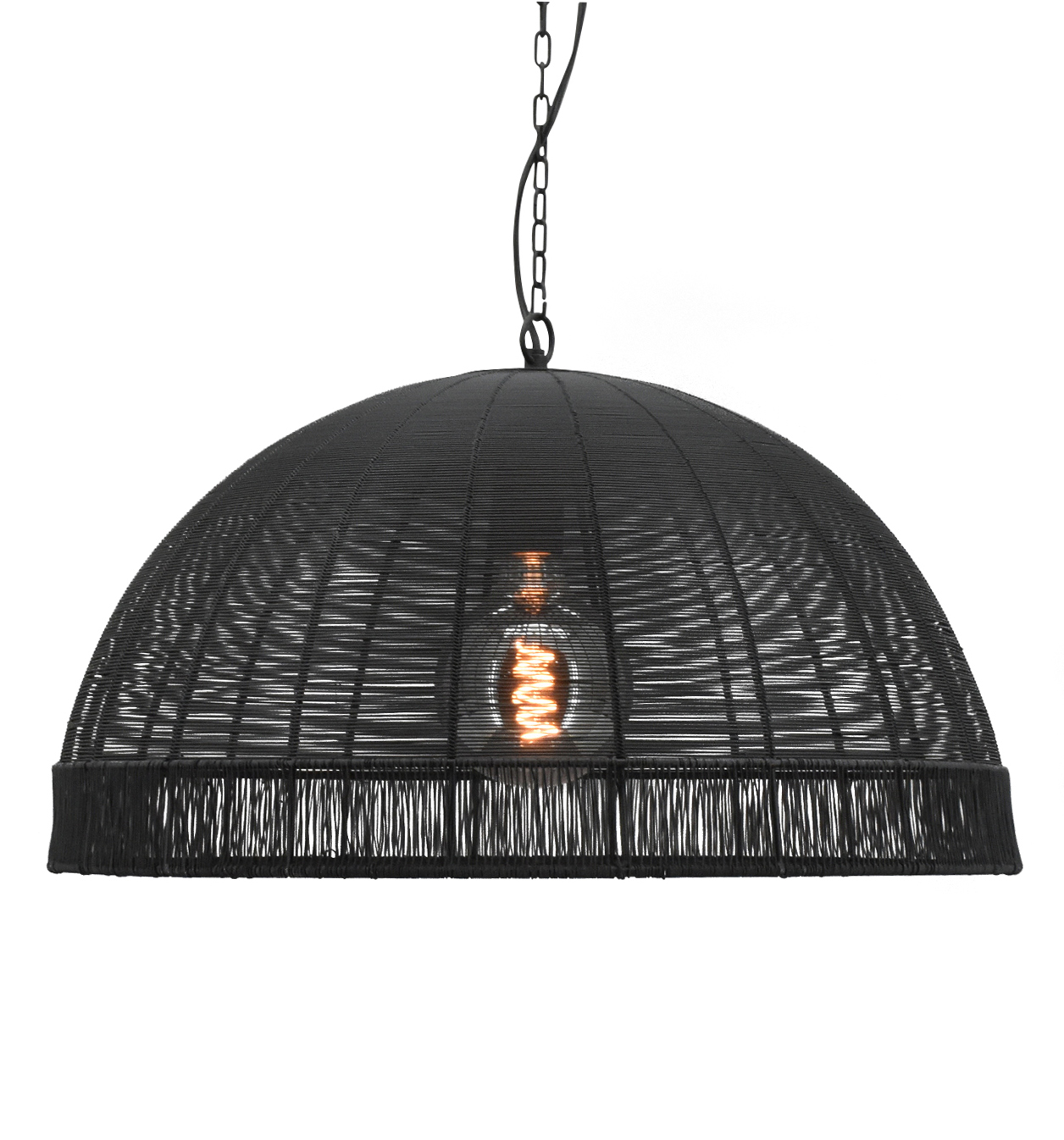 Hanglamp Daisy large black - Ø 60 cm, H 35cm