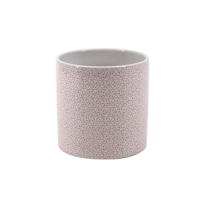 Pot en céramique Ornami motif en rose Johan