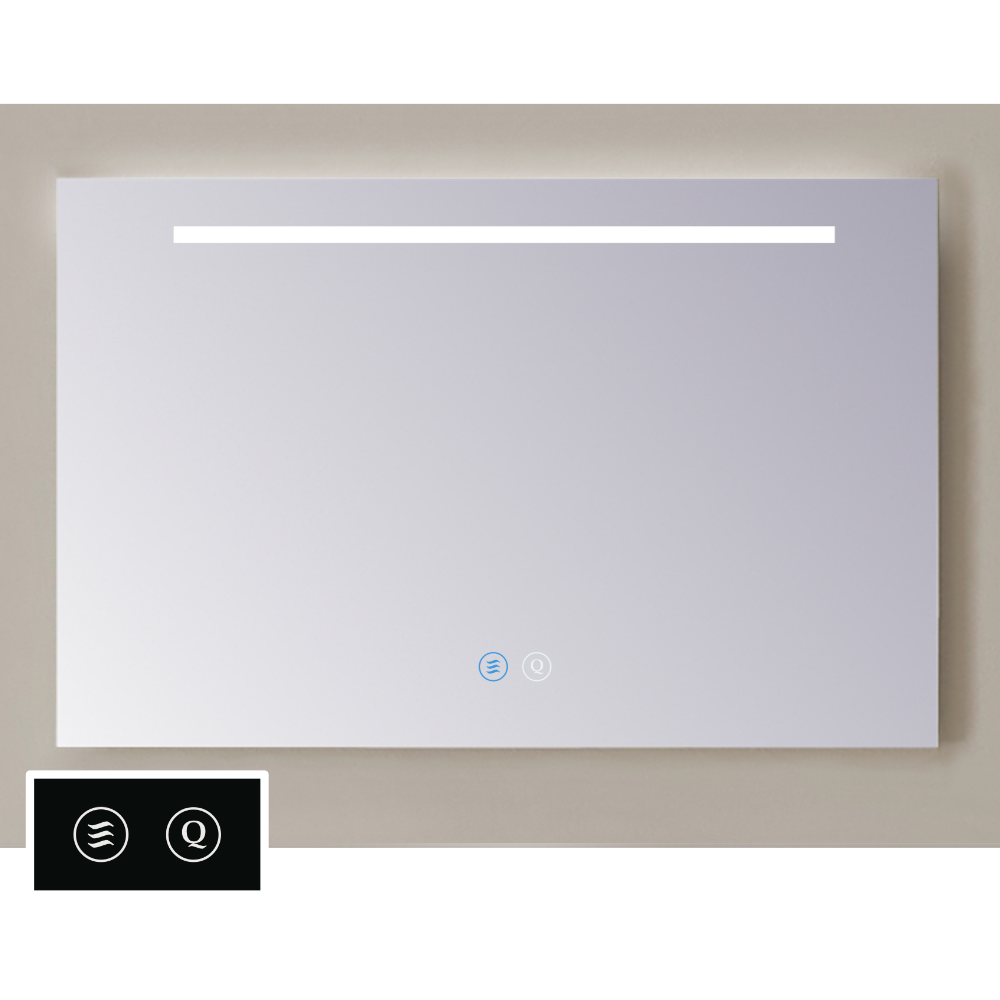 Sanicare Tutti LT1 spiegel met verwarming, verlichting, LED strook en touch bediening 60cm