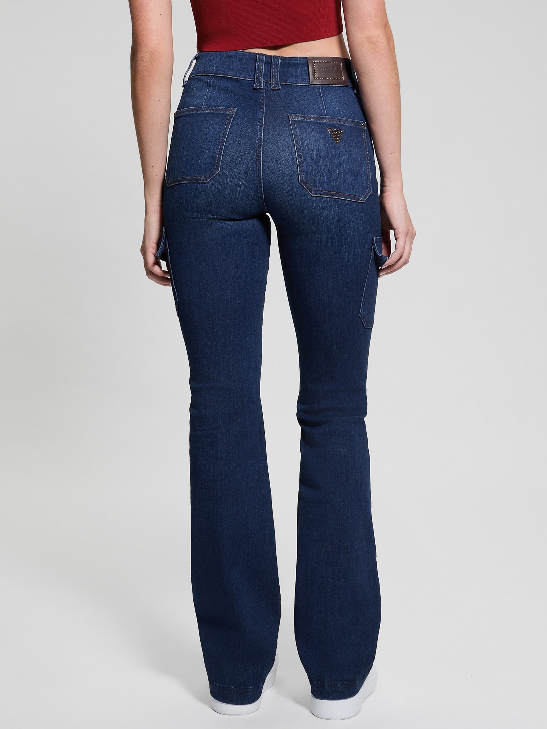 Calça jeans Eco Cargo Mini Bootcut
