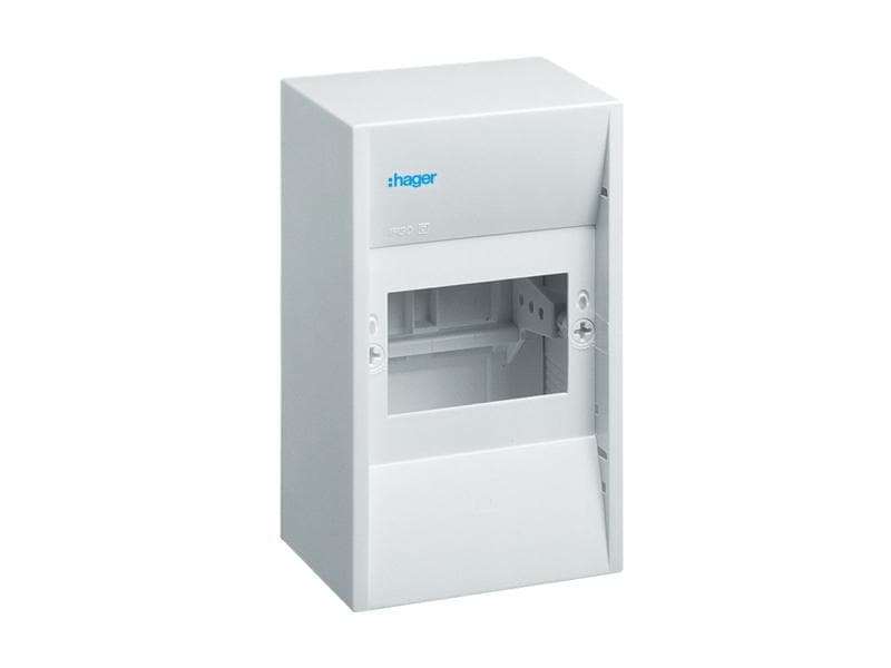 Hager Kleinverteiler Gamma, 4PLE IP30 1xPE 1xN Verteilerbox
