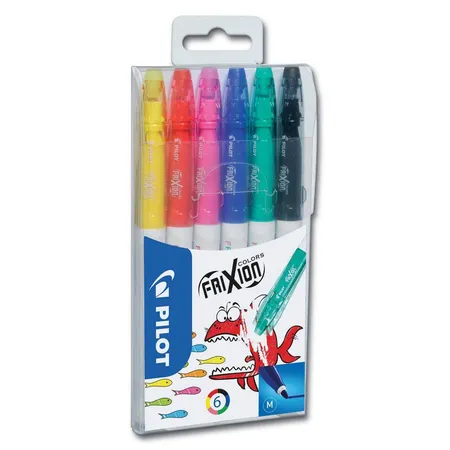 Pilot Fasermaler FriXion Colors, löschbar, 6er Set