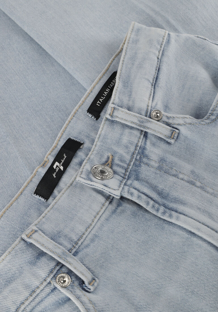 7 FOR ALL MANKIND lichtblauwe 7 for all mankind bootcut jeans modern dojo tailorless melody with raw cut