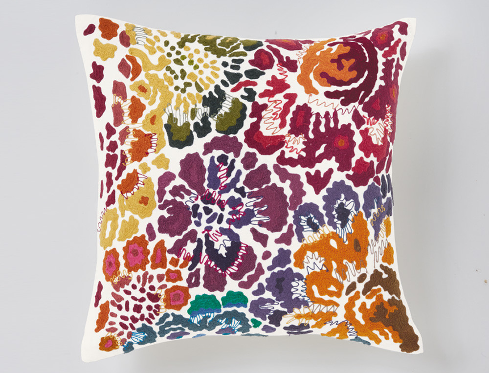 Coussin brodé-En Luberon
