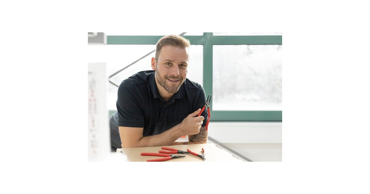 WihaTangenset Classic met MagicTips  (Rood, Borgringtangen 4-delig)