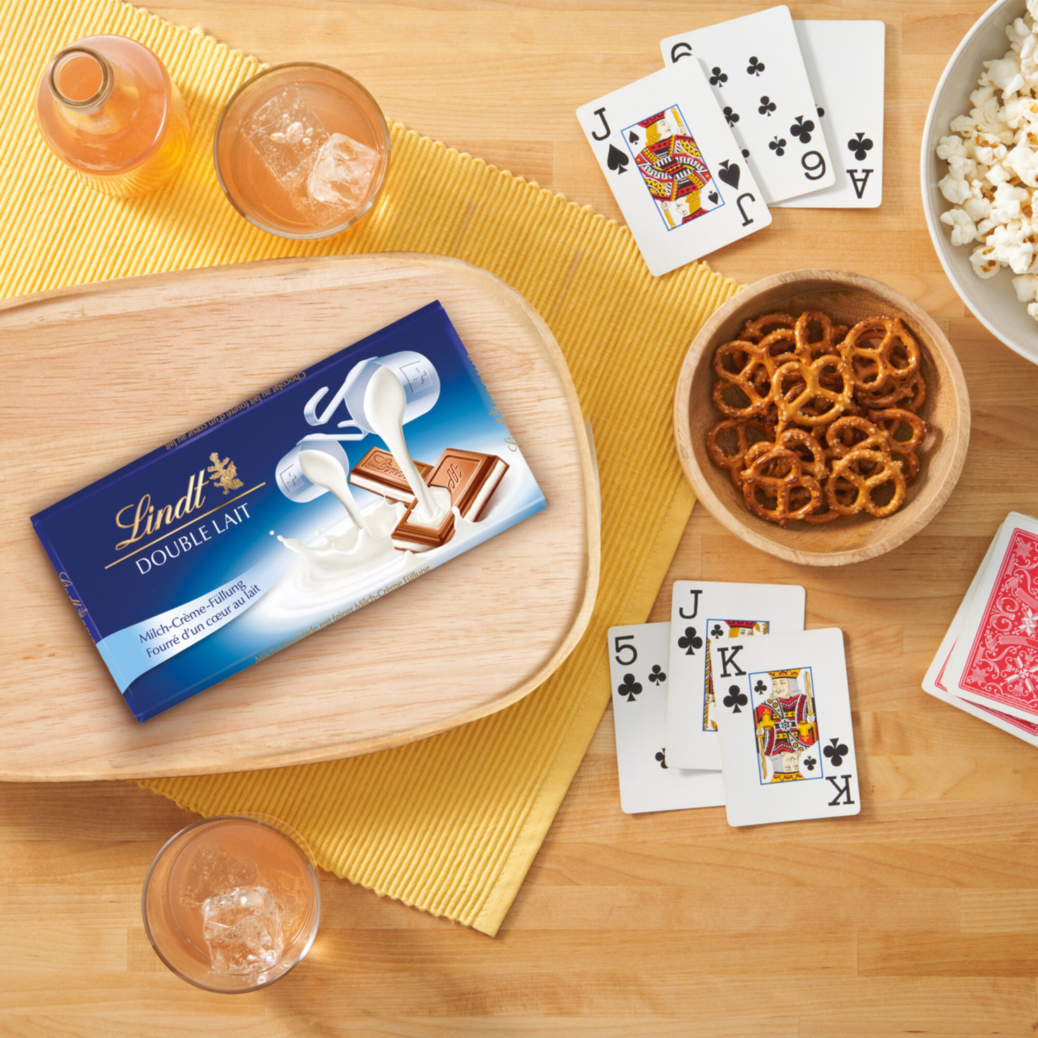 Lindt Tafelschokolade Double Lait