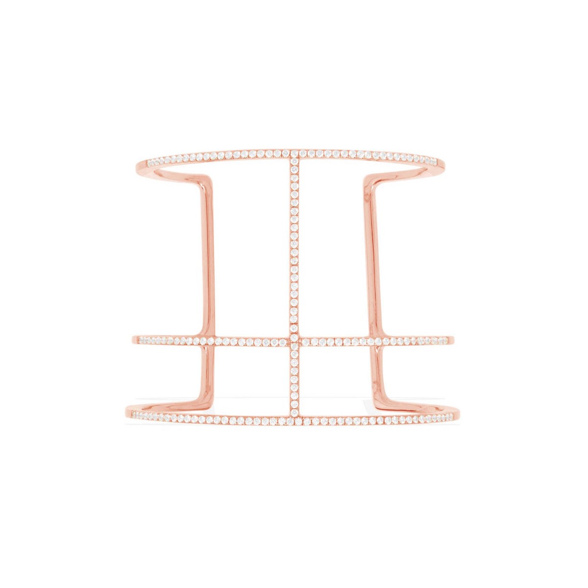 Bracelet jonc  APM Monaco Croisette rose taille SCollection ADN