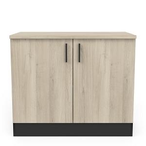 MEUBLE BAS 100CM 2 PORTES