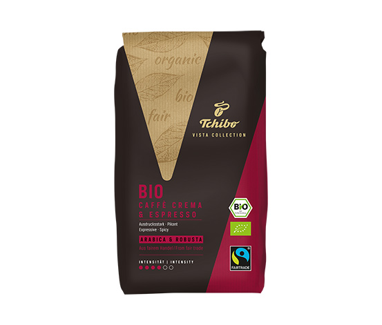 Tchibo Vista Collection - Bio Caffè Crema & Espresso 6x 1kg - Ganze Bohne
