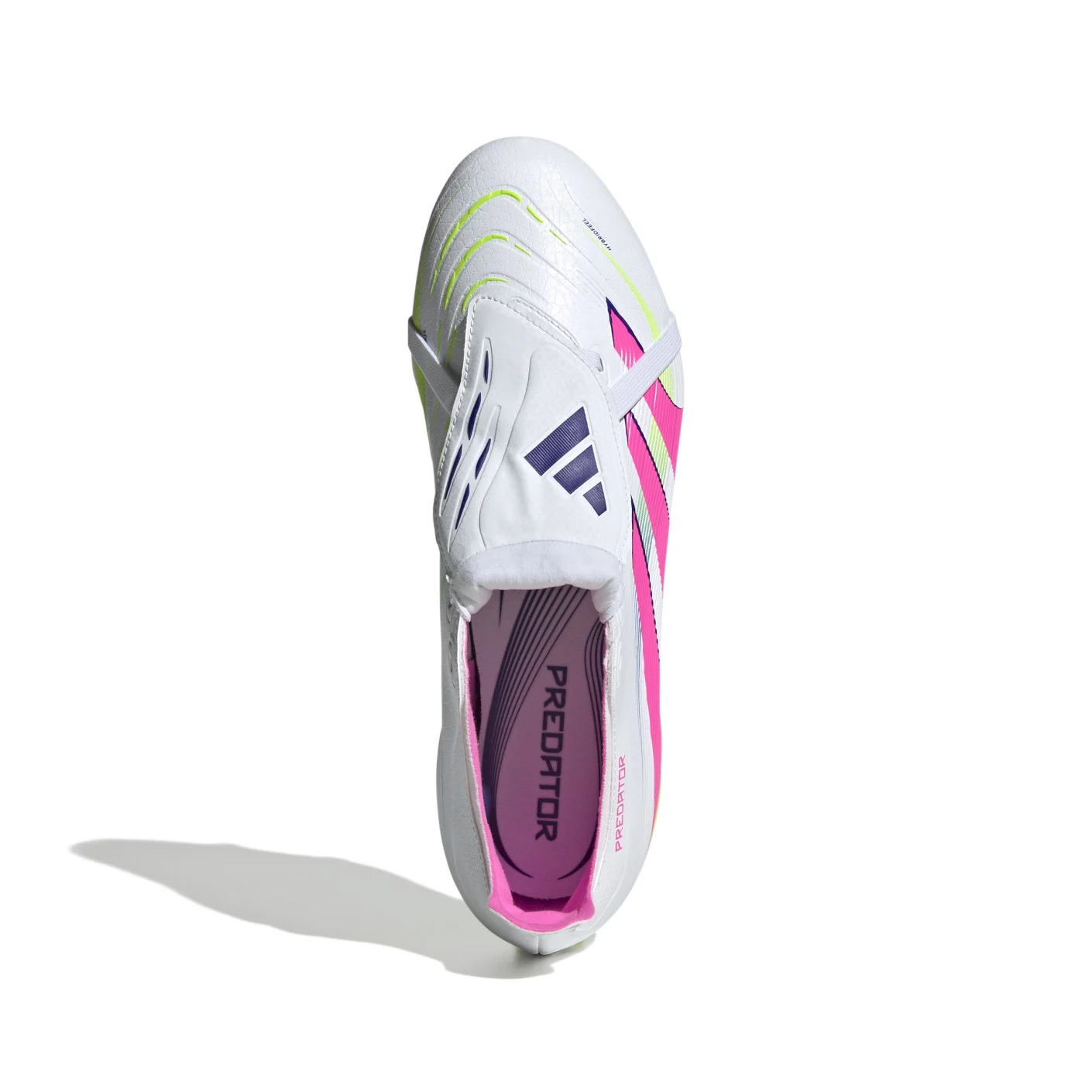 Adidas Predator League FT Gras / Kunstgras Voetbalschoenen (MG) Wit Roze Neongeel