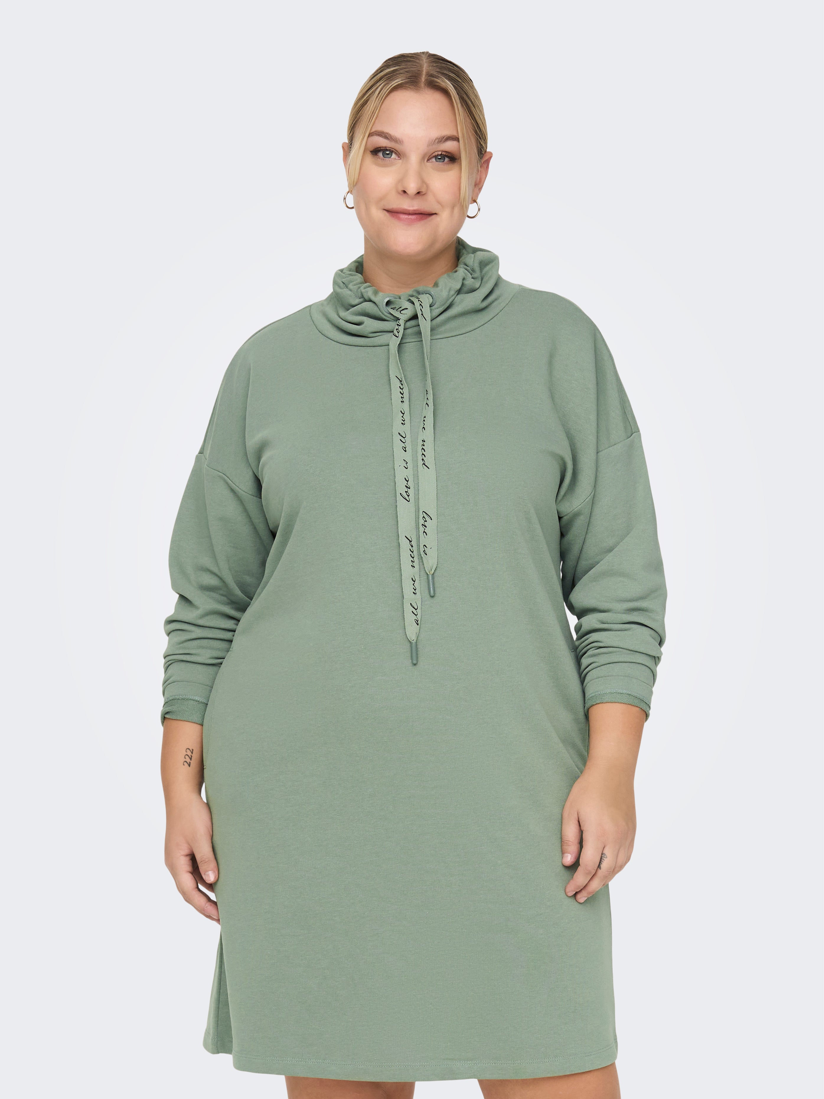CARLUCI Kurzes Kleid Lily Pad