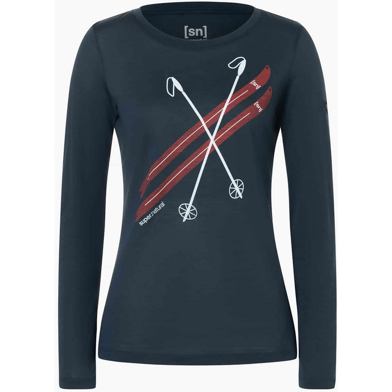 Super.Natural Damen Kryssede Ski Longsleeve