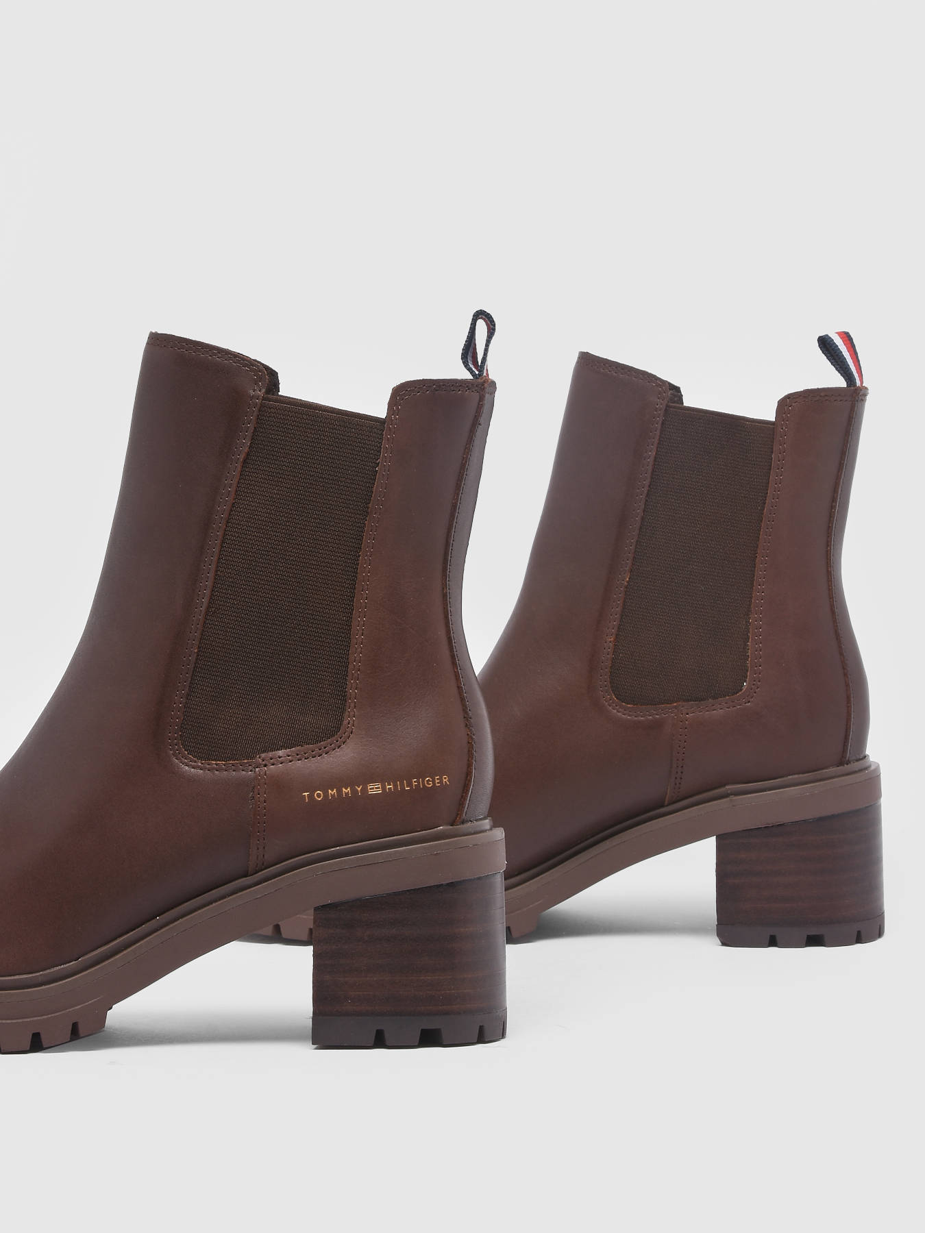 Bottines  talon en cuir TOMMY HILFIGER