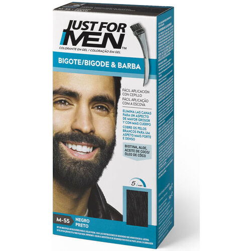 Just For Men - Colorante En Gel Bigote, Barba Y Patillas negro
