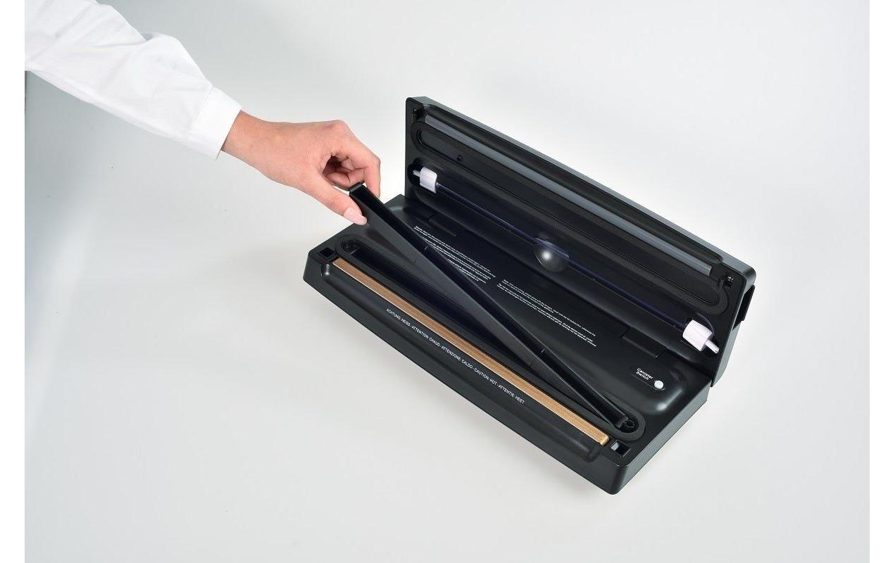 Vakuumiergerät Smart Typ 574 Silber/Schwarz<br>Vakuumier-System mit herausnehmbarer Tropfschale