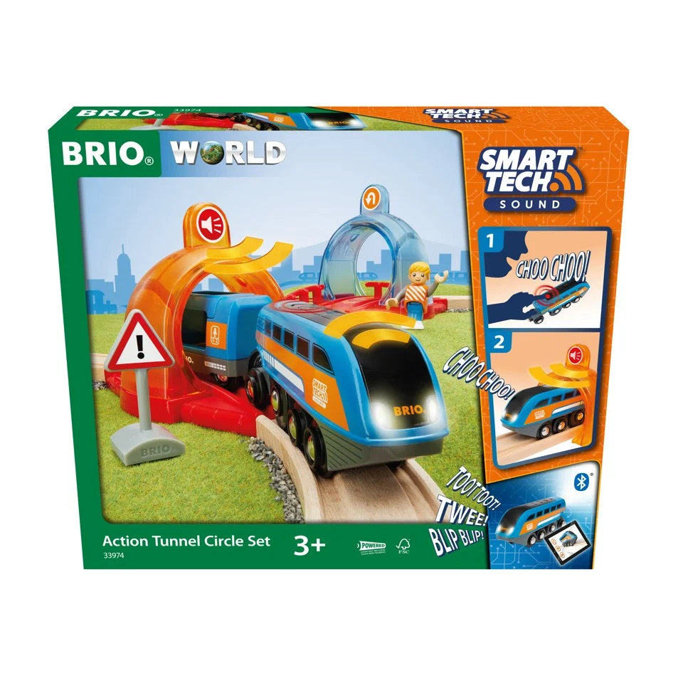 BRIO - Smart Tech Tunnel cirkelsæt (4-33974)