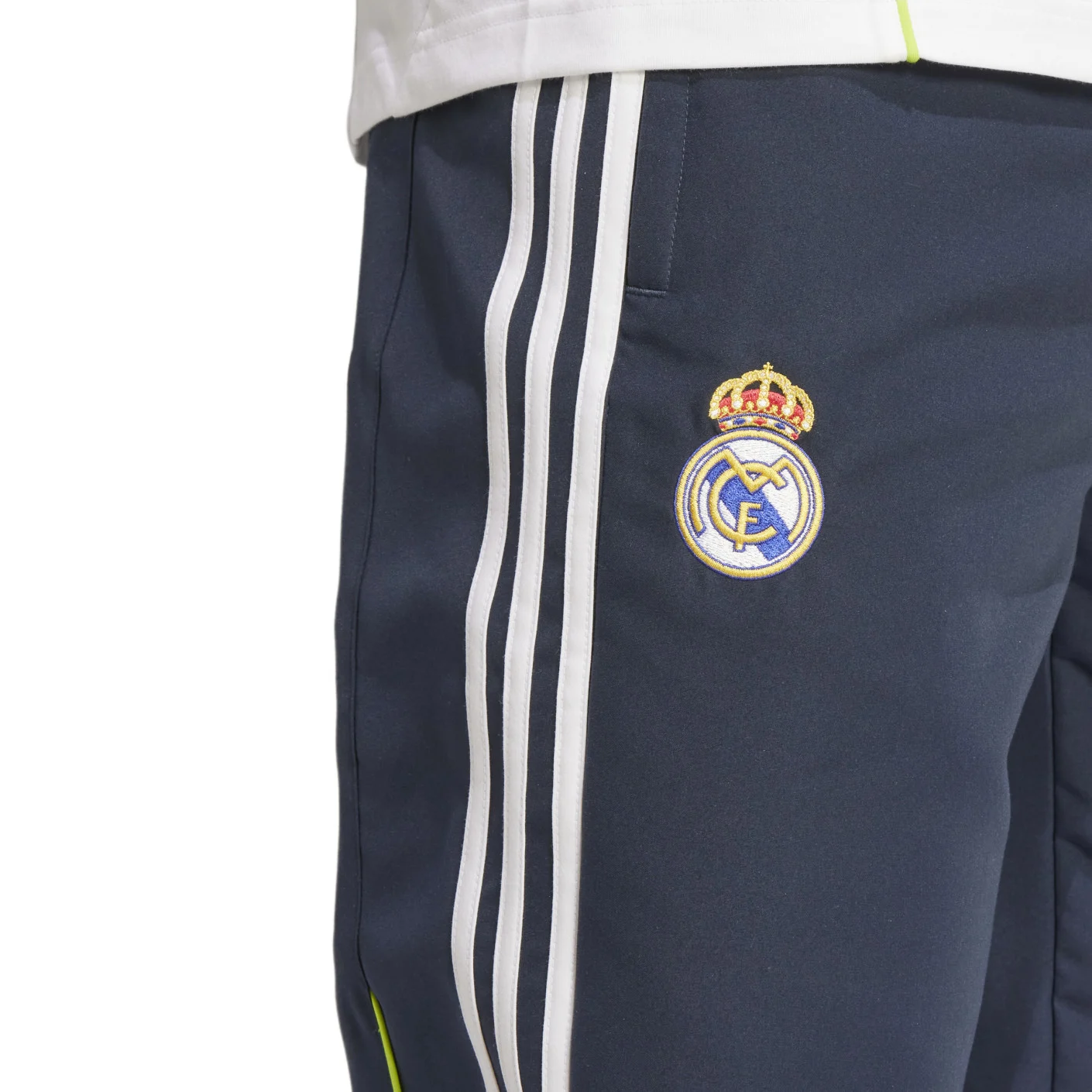 adidas Real Madrid Urban Purist Trainingspak Full-Zip 2024-2025 Donkerblauw Wit Lichtgroen