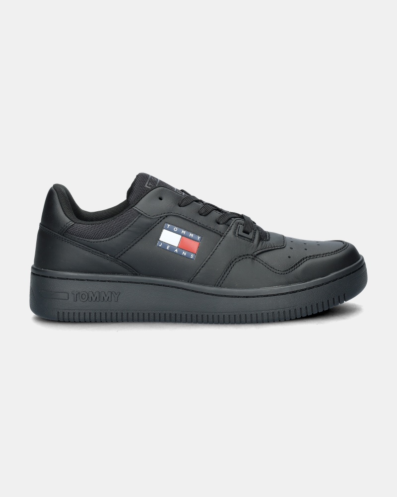 Tommy Jeans Retro Basket Lage sneakers  - zwart