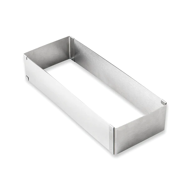 Cadre extensible rectangulaire en inox 25,5 - 48,5 cm Mathon