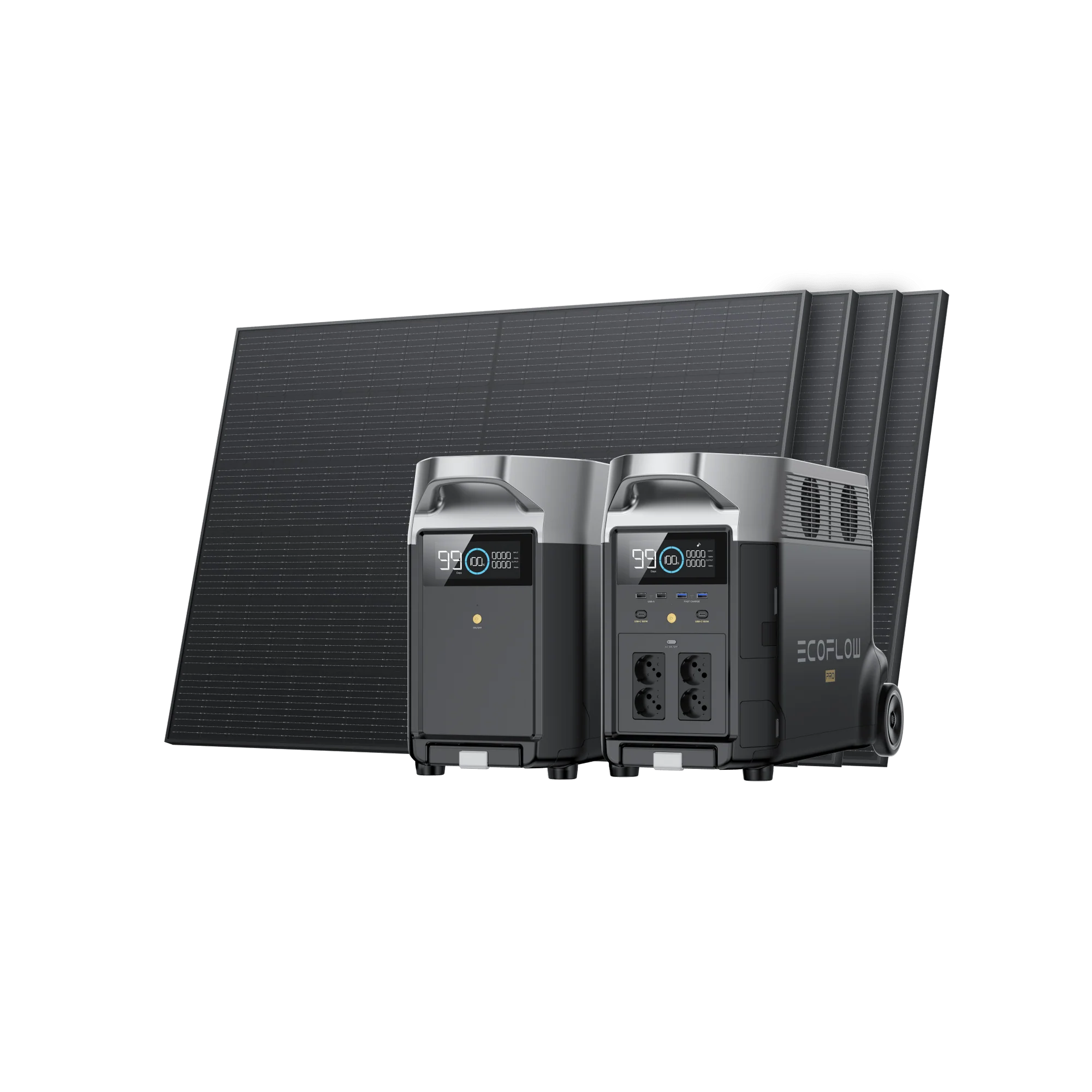 EcoFlow DELTA Pro Solargenerator (Starrer PV400W)