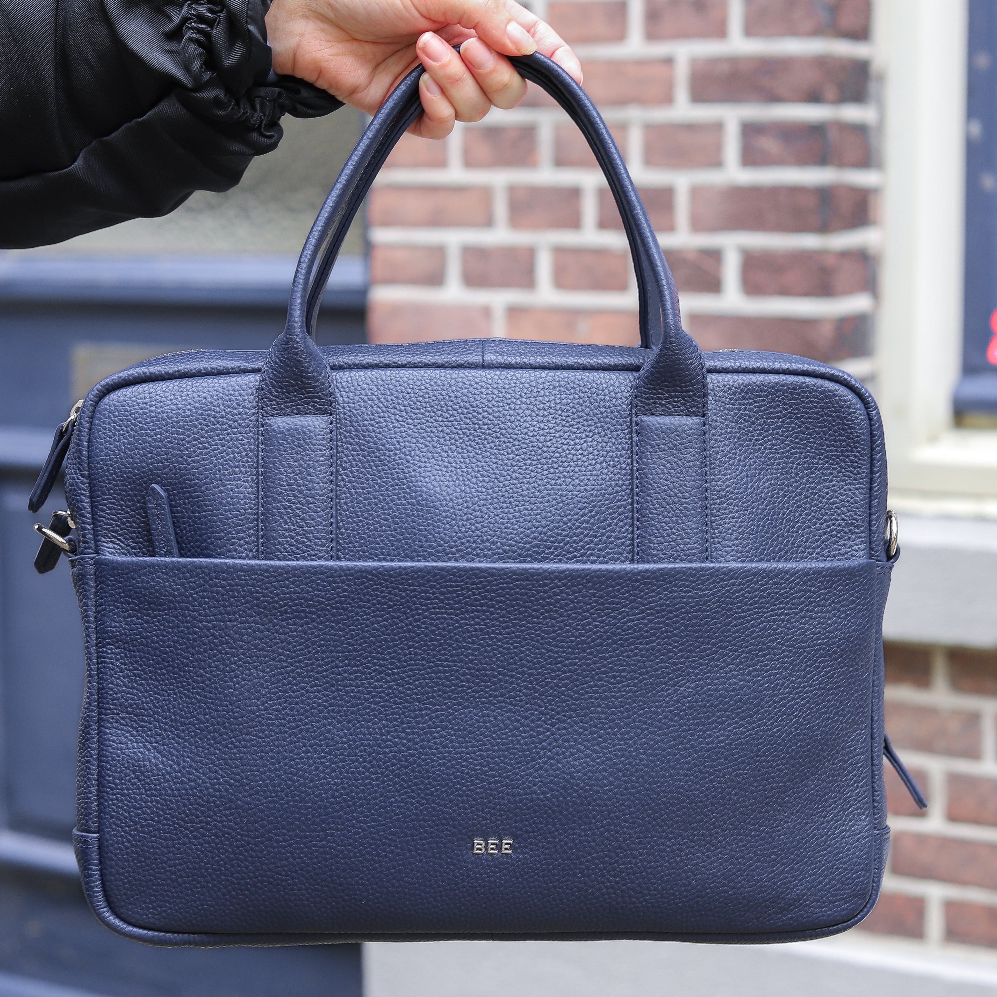 Compacte Laptoptas 'Gia' Peacoat PEACOAT