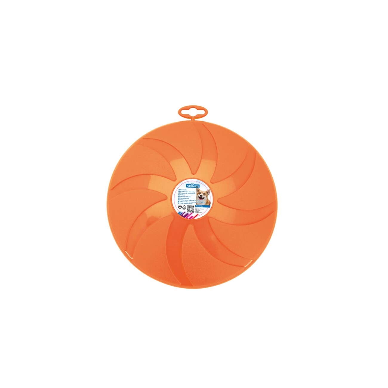 nobleza Beißfeste Frisbee Rund orange