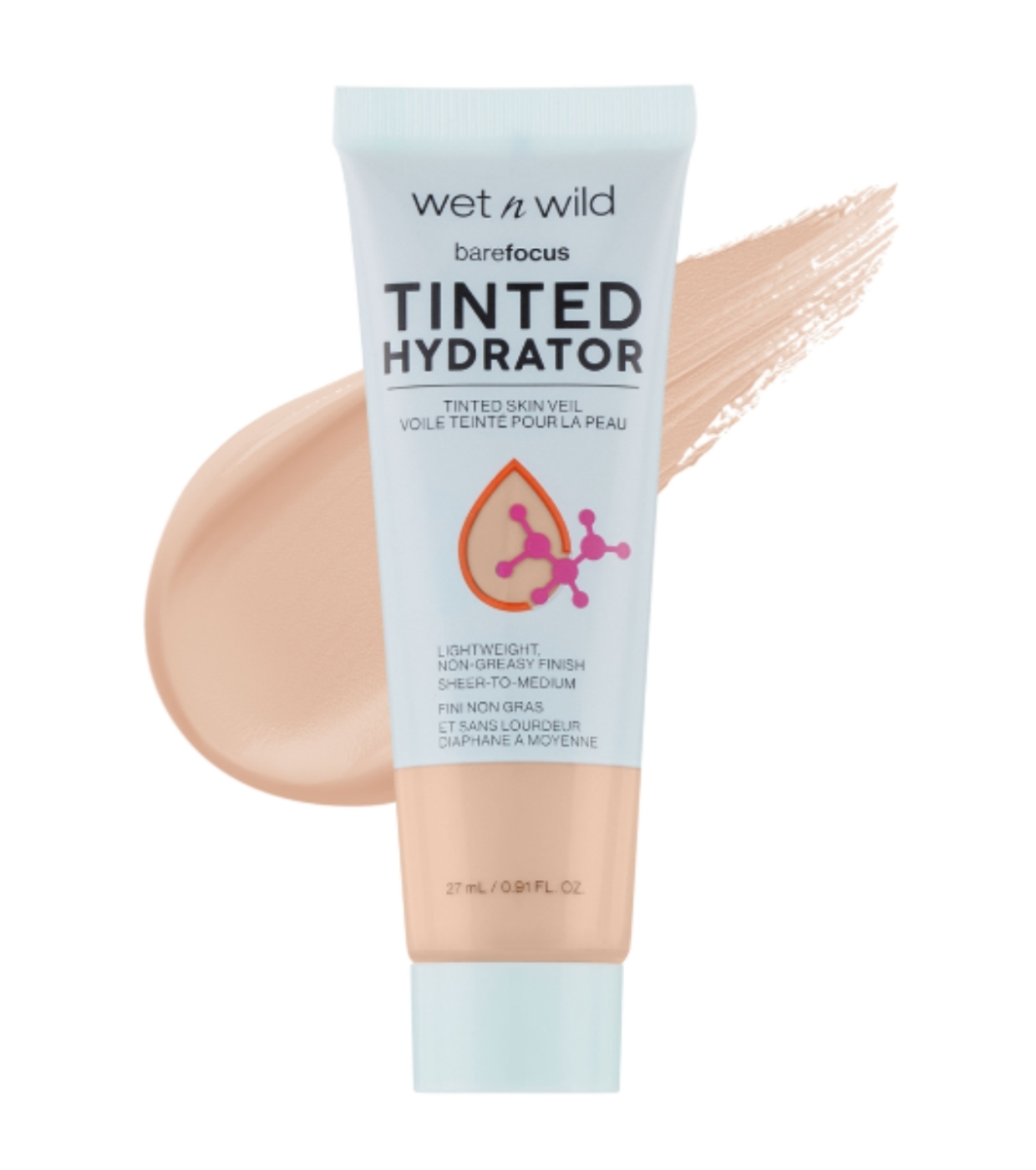 Wet N Wild - Base de maquiagem Bare Focus Tinted Hydrator - Fair