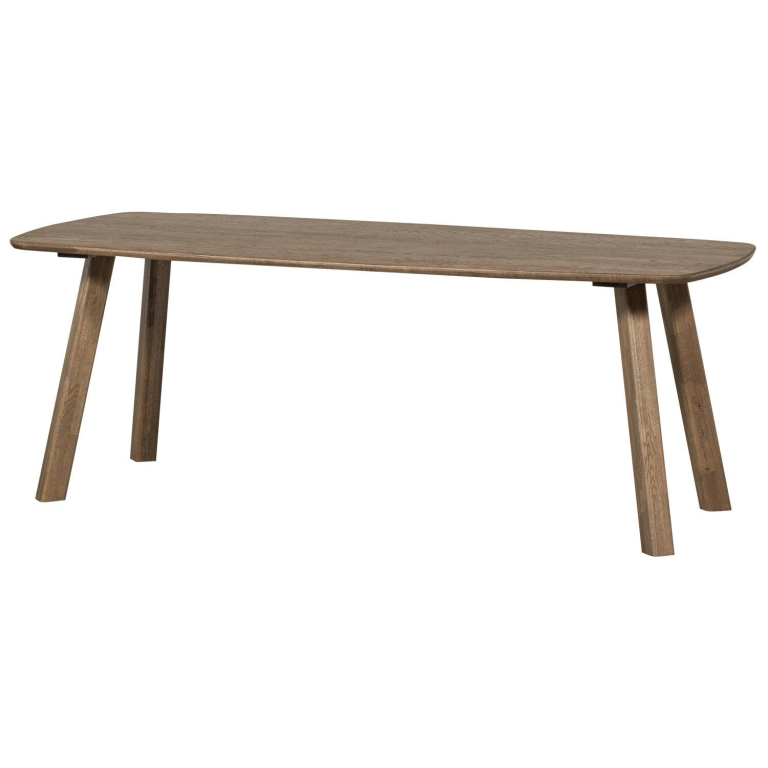 WOOOD Tablo eettafel 180x100 deens ovaal DL cashmere bruin