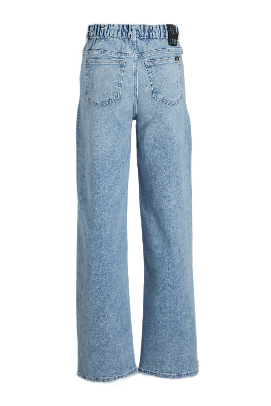 Cars wide leg jeans bleached damag