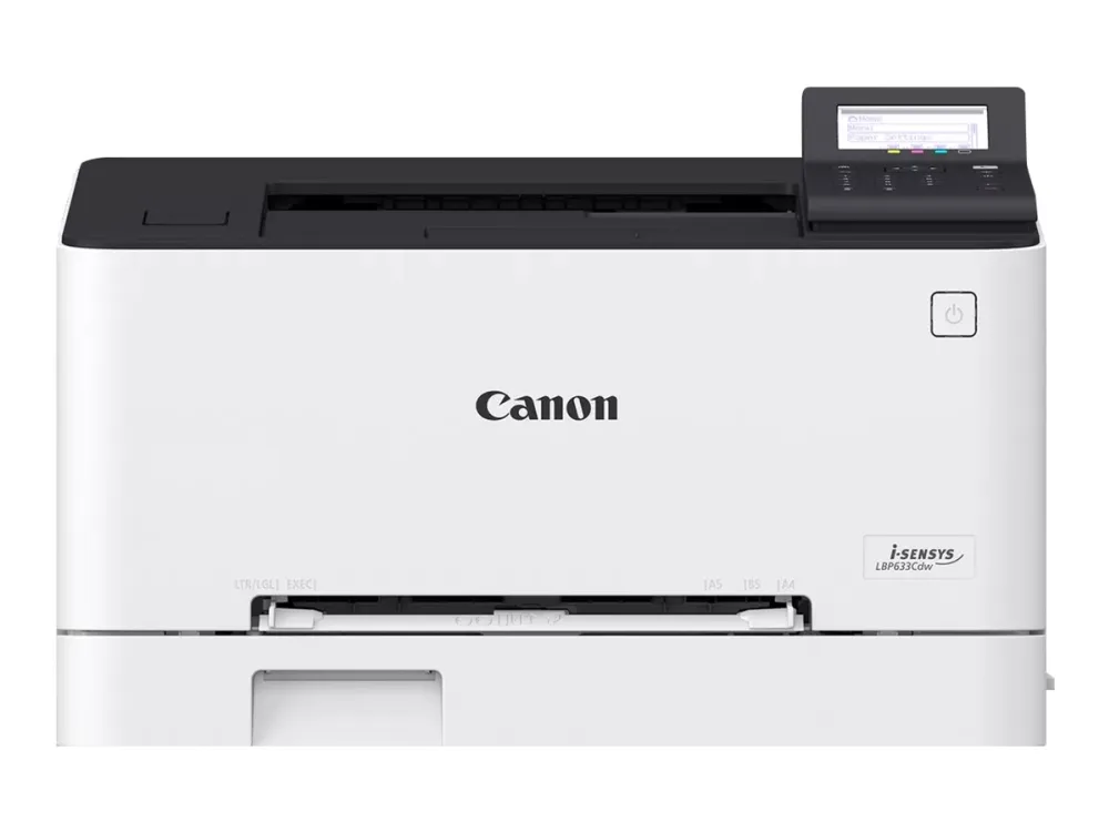 Canon i-SENSYS LBP633Cdw - Printer - farve - Duplex - laser - A4/Legal - 1200 x 1200 dpi - op til 21 spm (mono) / op til 21 spm (farve) - kapacitet: 250 ark - USB 2.0, Gigabit LAN, Wi-Fi(n)