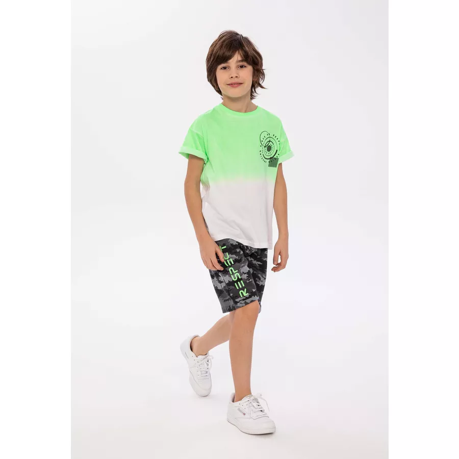 MINOTI Shorts Respect SchwarzGrau