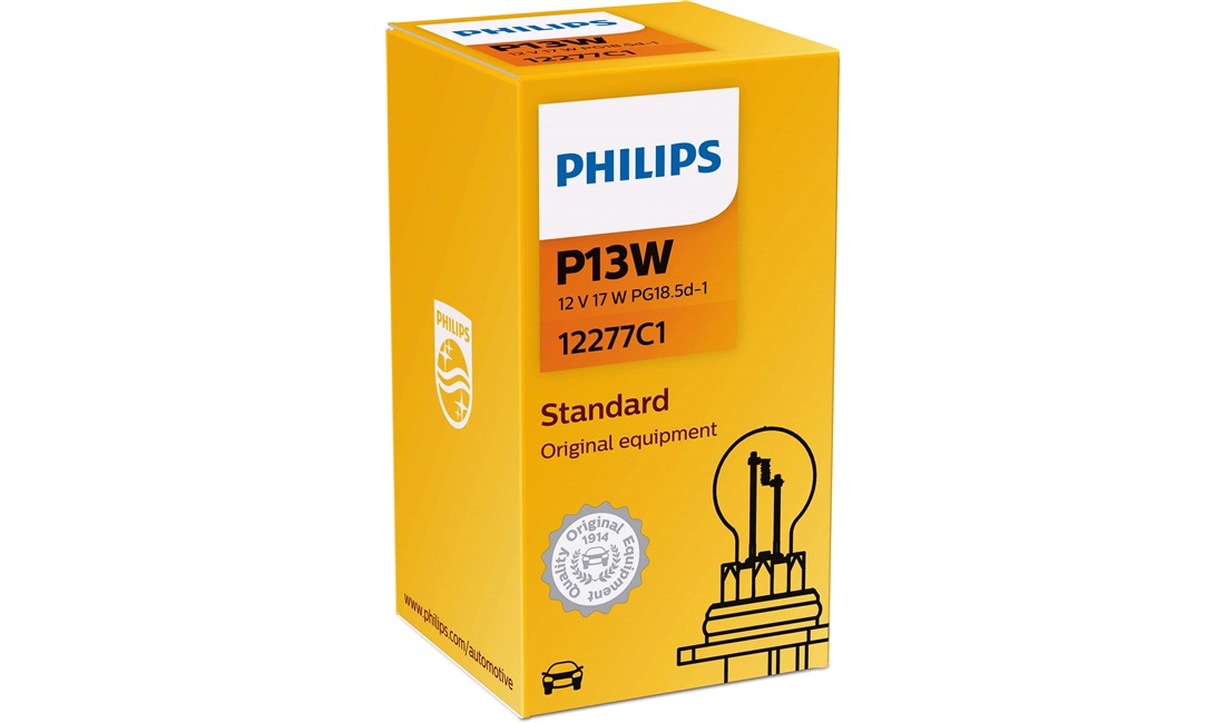 Pære P13W 12V 17W PG18,5d-1
