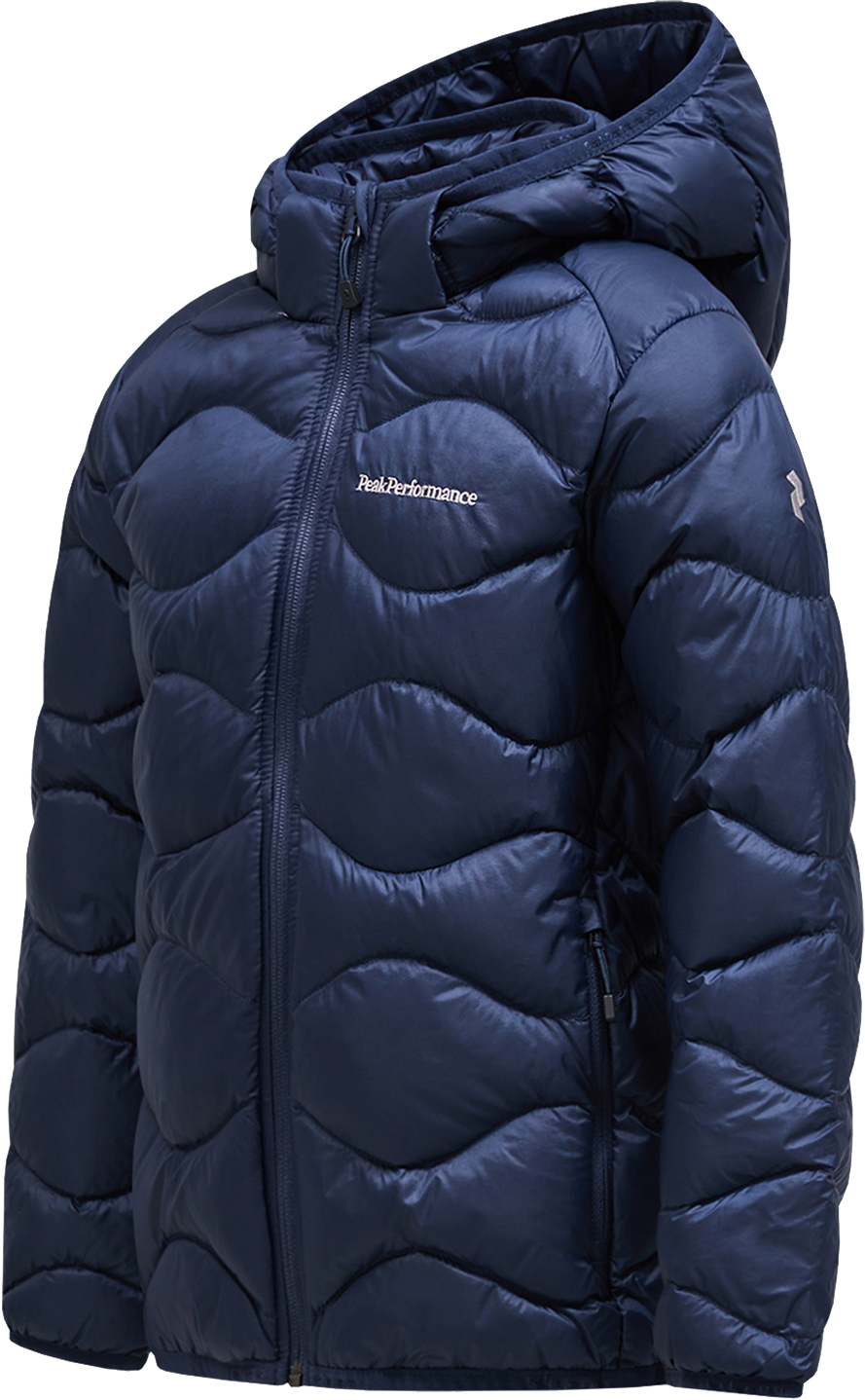 Helium Down Hood Jacket Junior Blue Shadow