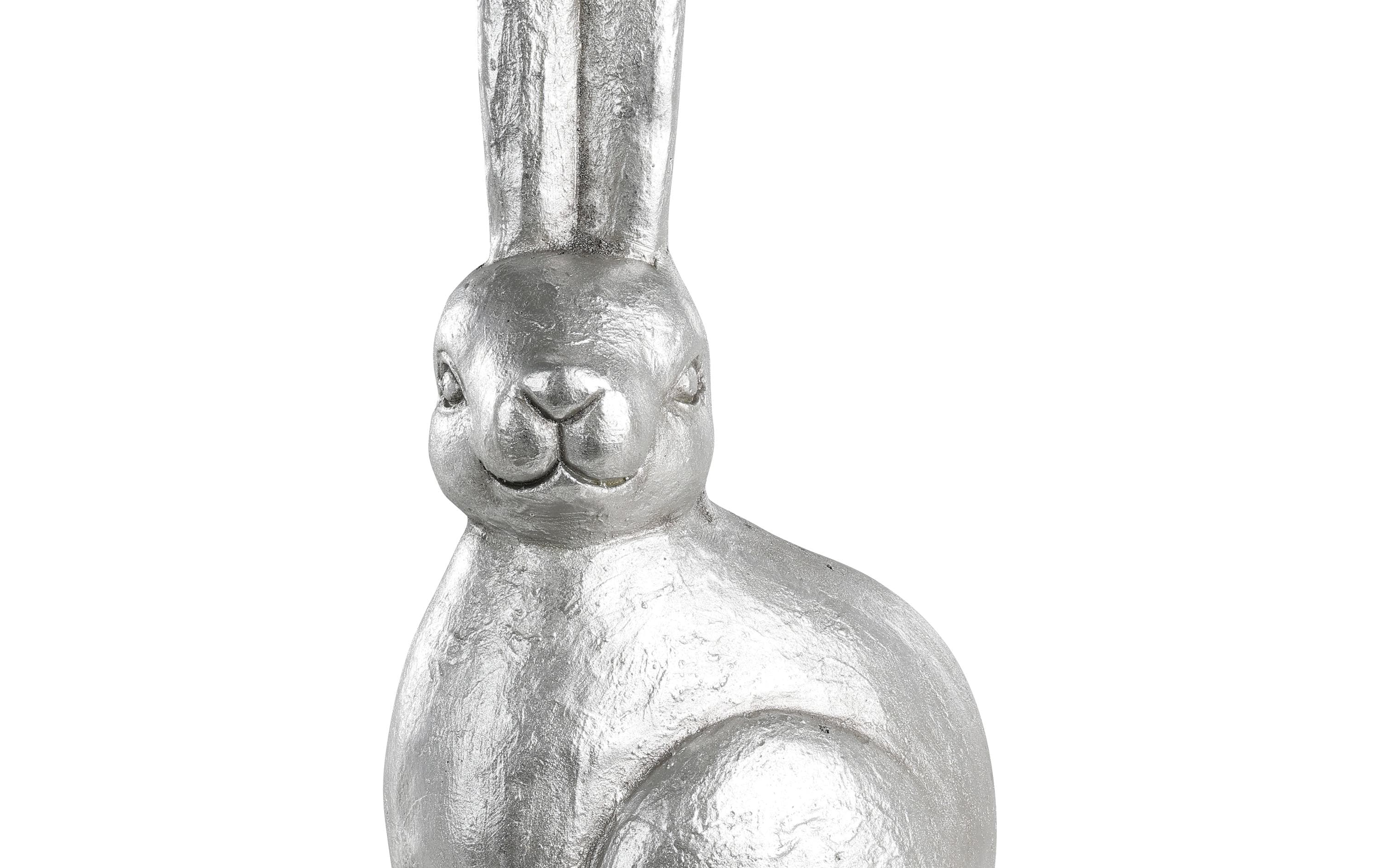 Hase Chilandy 50 cm, SilberHasenfigur