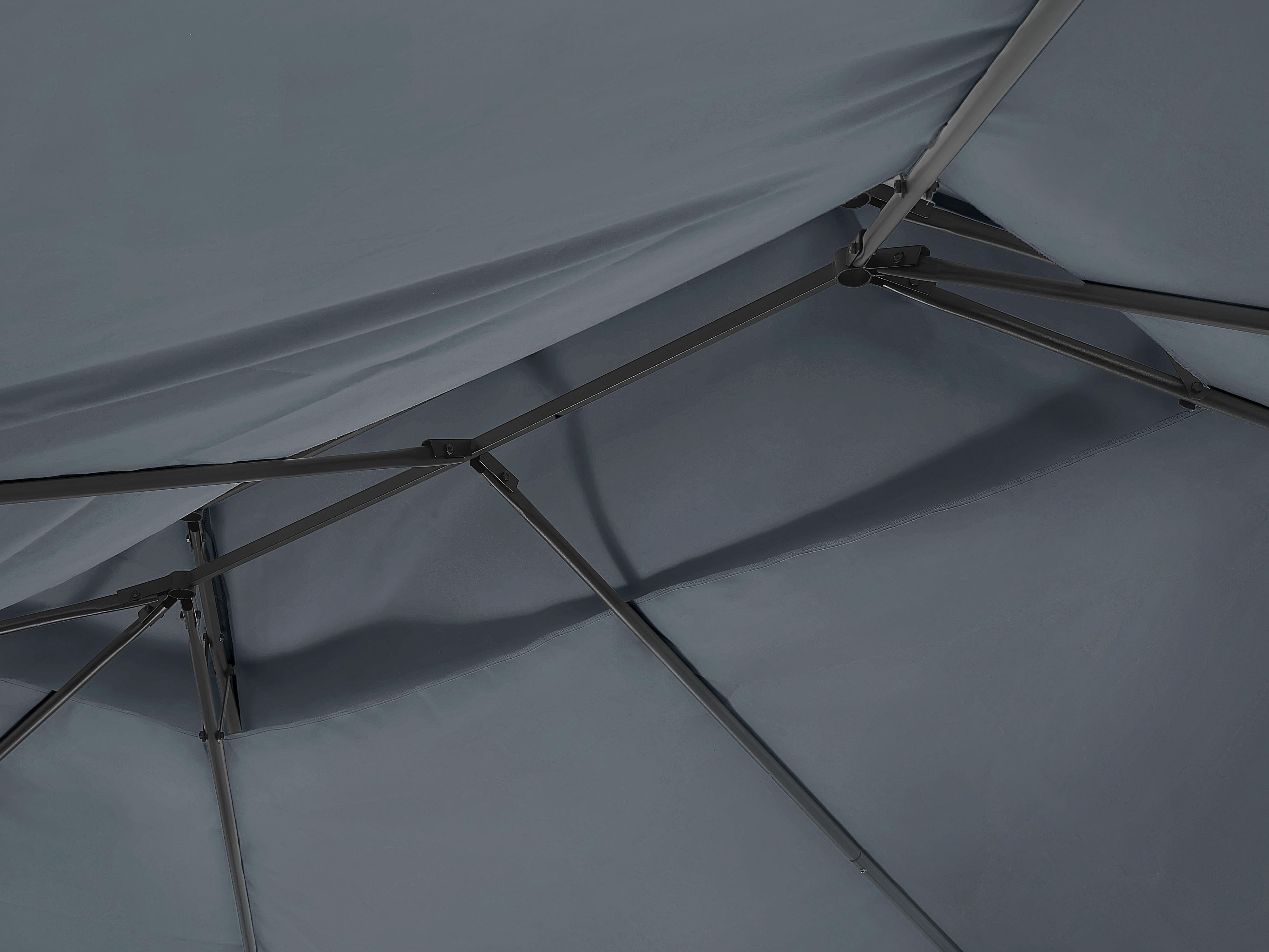 Paviljoen COLOS Metaal 400 cm 300 cm Grafietgrijs