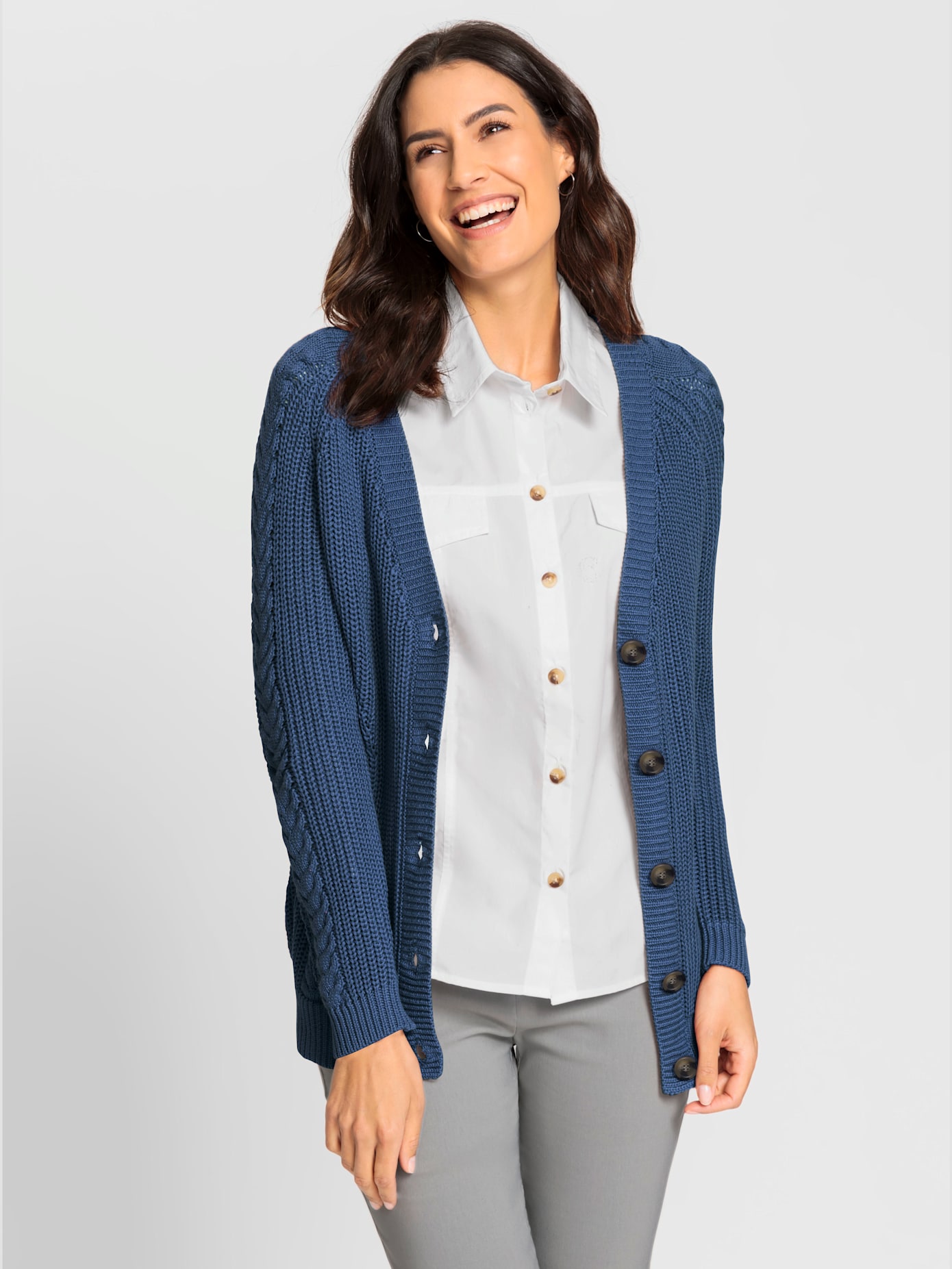 Veste en tricot 50% coton