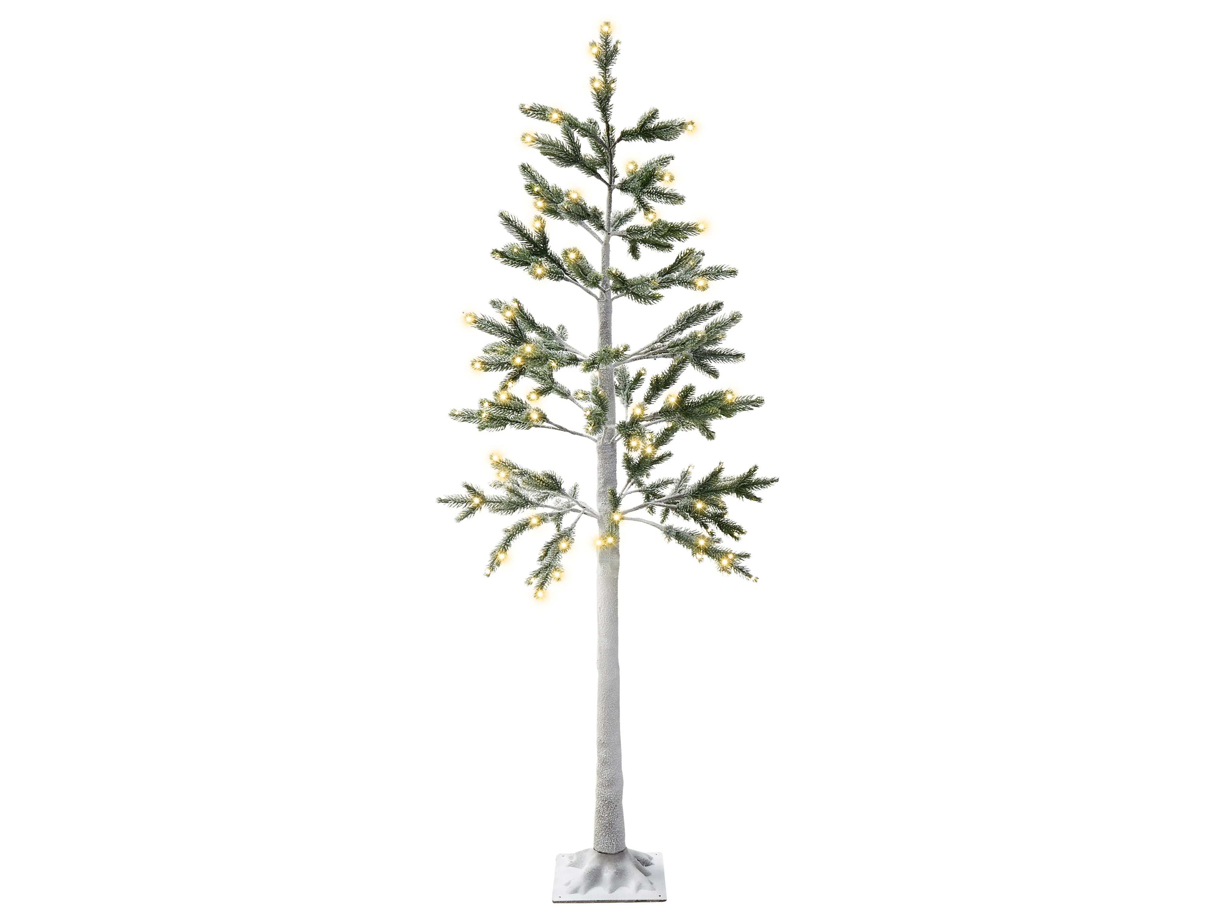 Buitendecoratie LED ALBIONI Boom 180 cm Wit