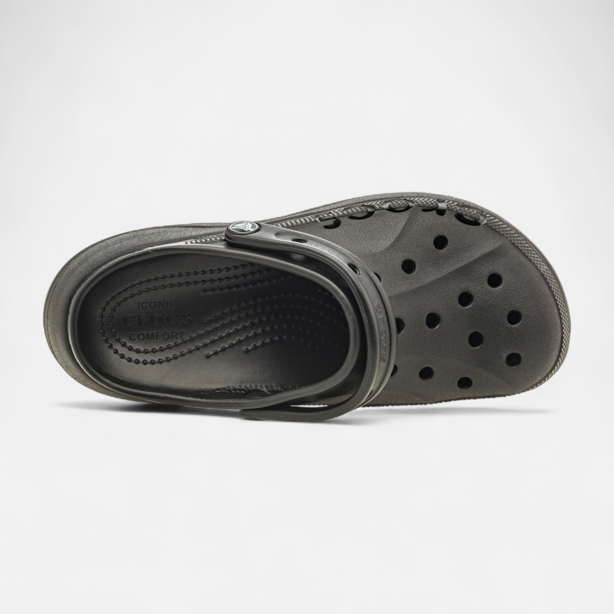 Claquettes de plage à talon compensé Femme noir