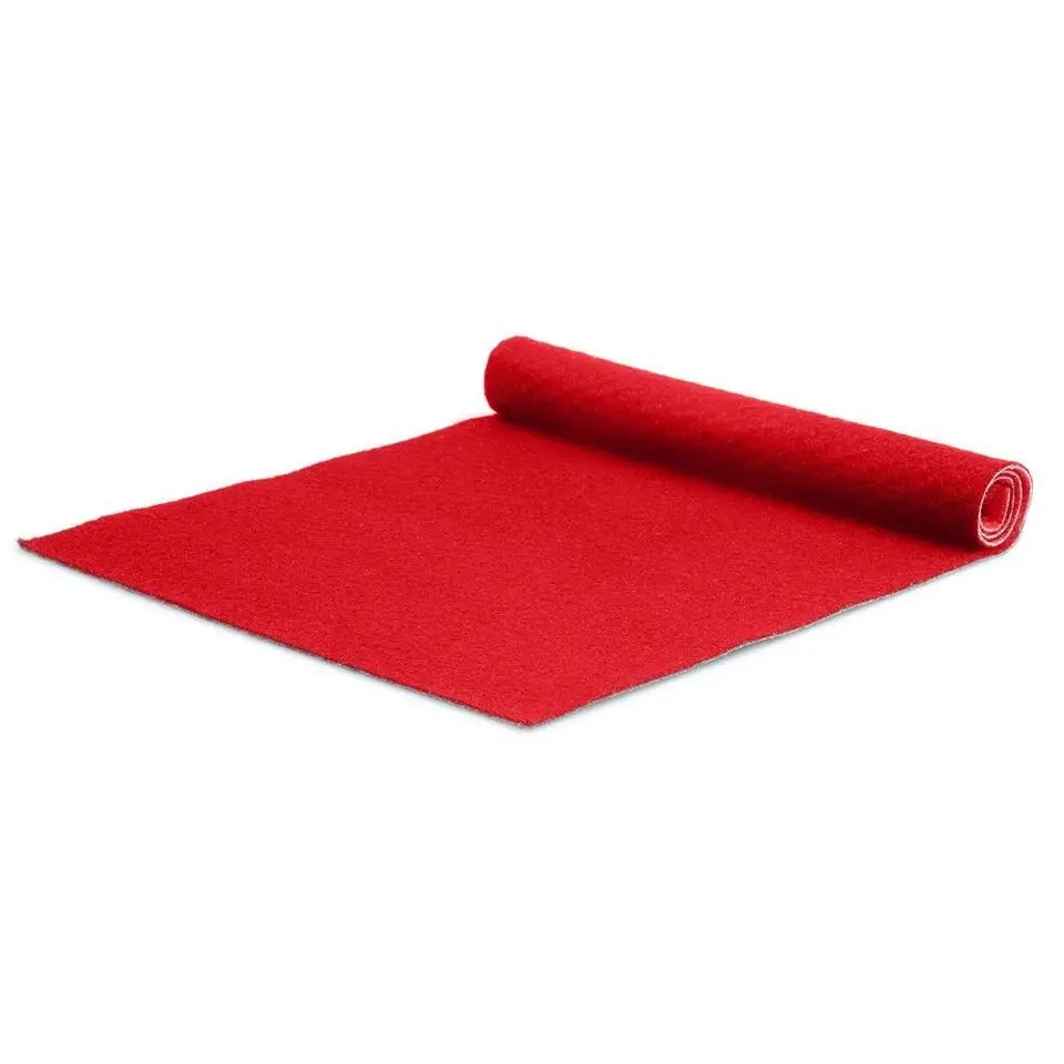 Tapijt loper Torrance - Breedte 100 cm - 2 mm dik - Rood