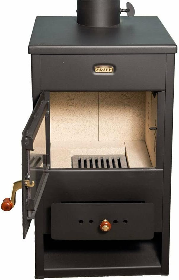 Prity K1 Optima Holzofen, Kaminofen, Mehrstoffbrenner, 8 kW
