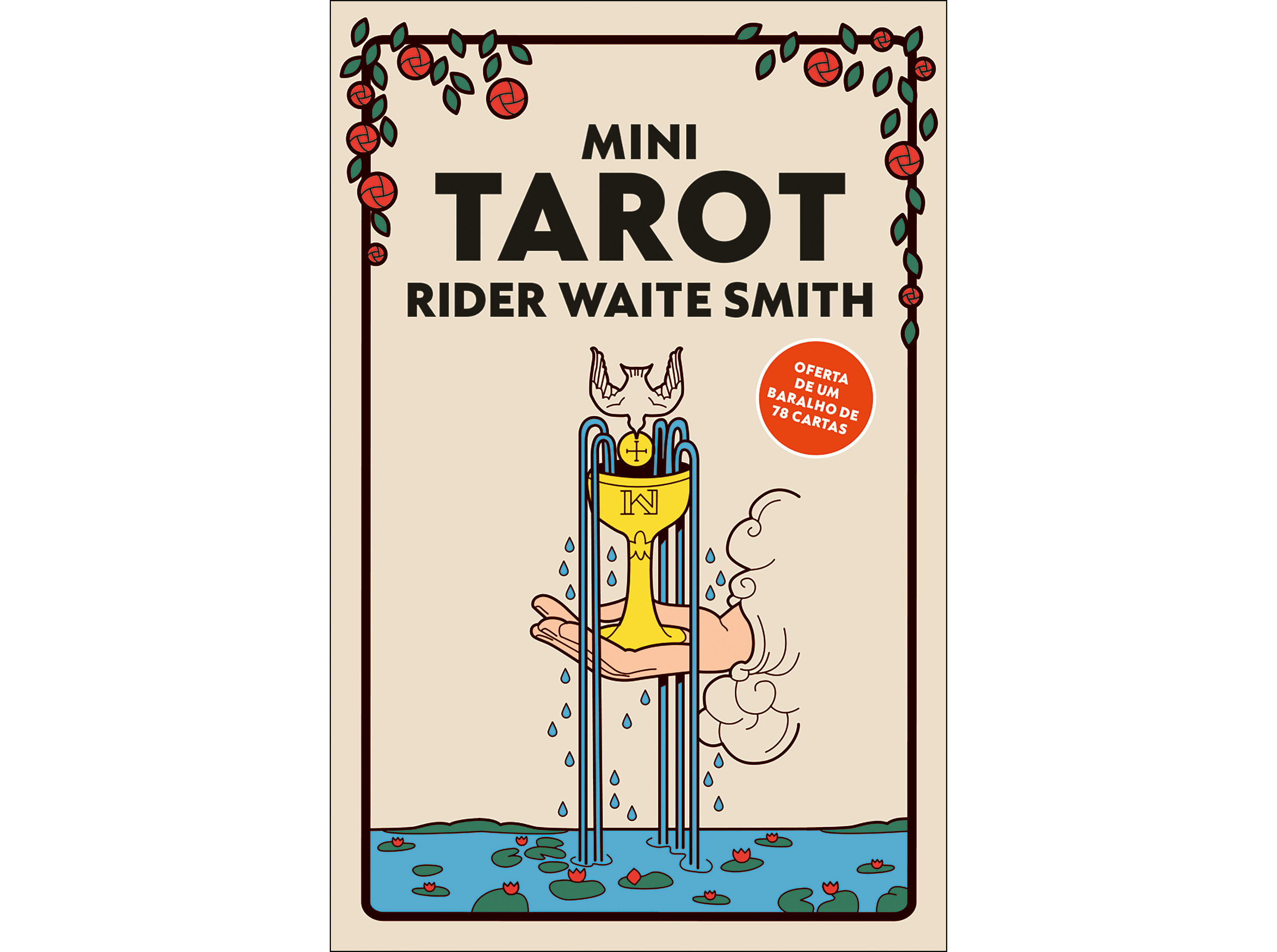 LIVRO MINI TAROT RIDER WAITE DE SMITH