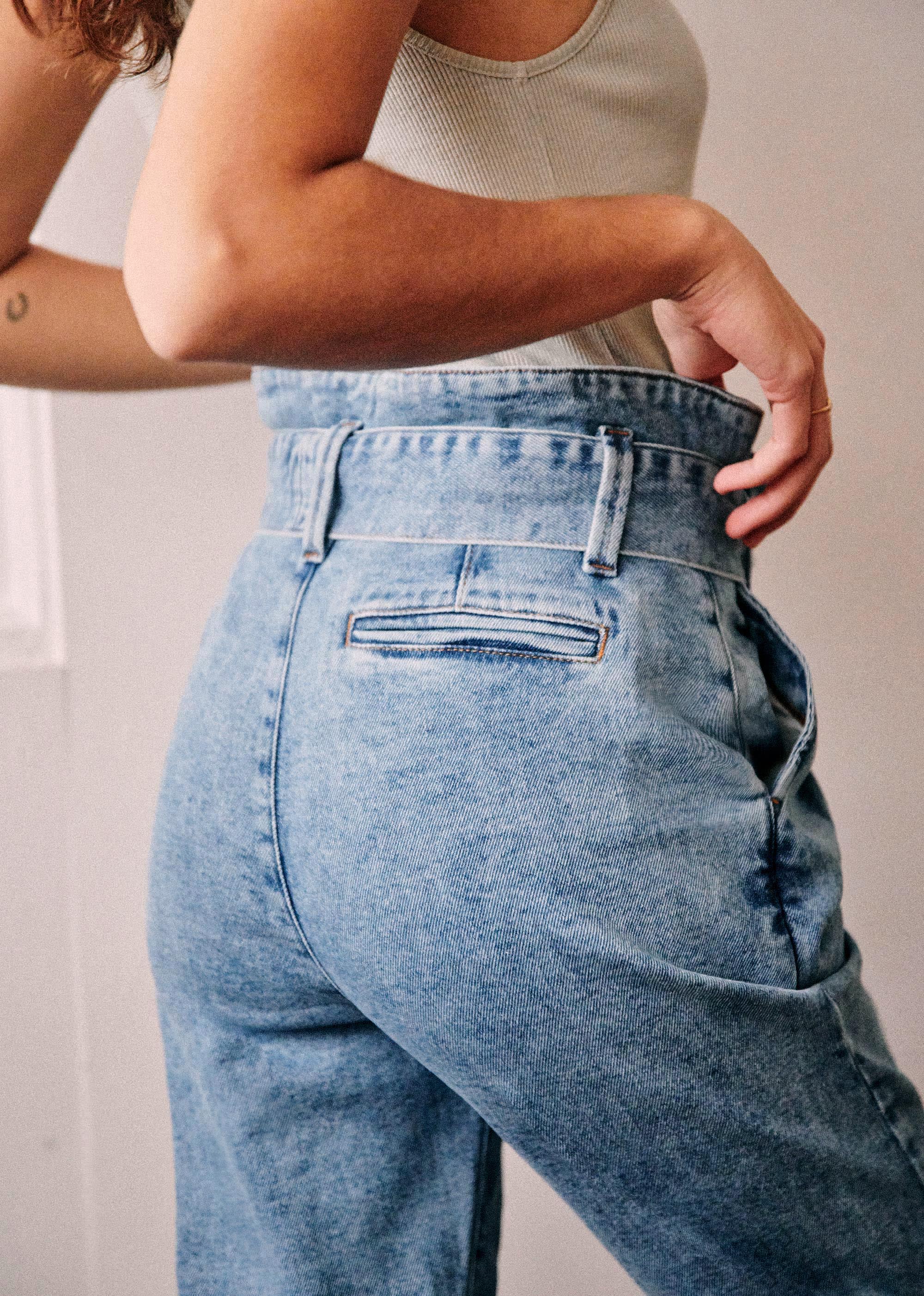 Pantalon Austin - Bleached - E-SHOP/BAS Pantalons 5905599