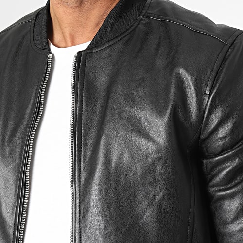 Veste Zippée Slim Fit L9005 Noir