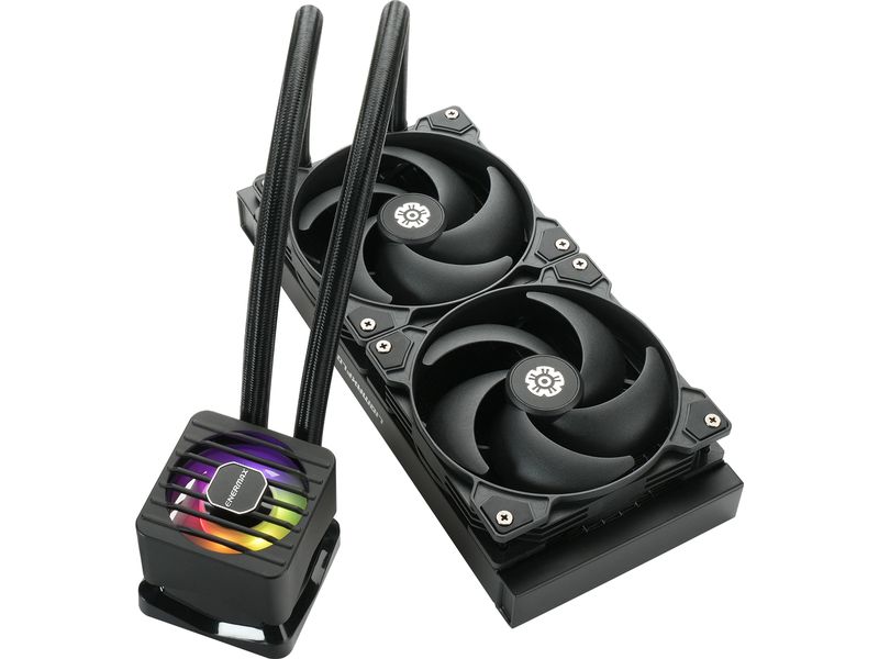 Enermax Wasserkühlung LIQMAXFLO SR 240 AIO-Wasserkühlung mit erweiterter Xtreme-Zweikammerpumpe