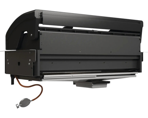 Tenneker® Halo TG 4B Gasgrill, 103,7 x 61 x 56,2 cm, 4-pits inbouwgasgrill, gietijzeren rooster, platformsysteem, glazen inzetstuk in het deksel