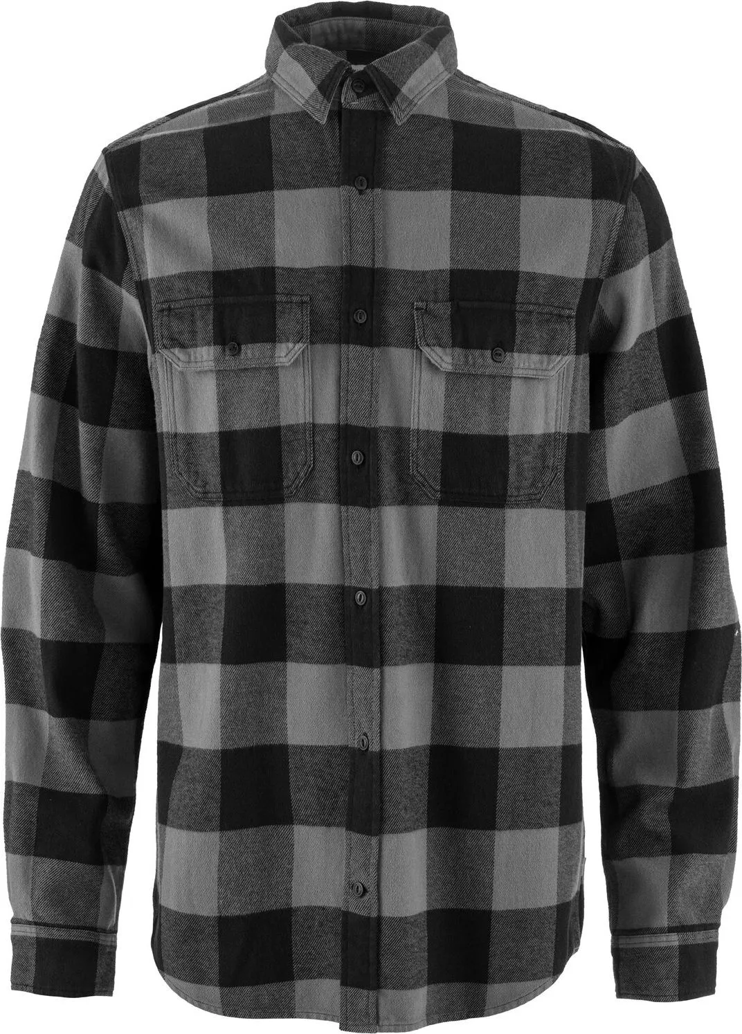 Fjällräven Men's Övik Heavy Flannel Shirt Black-grey