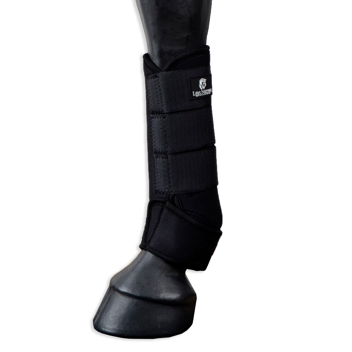 Protetor Softopren, conjunto de um par | Preto | Equipamento para Cavalos | Los Nietos Saddlery | Tradição Artesanal