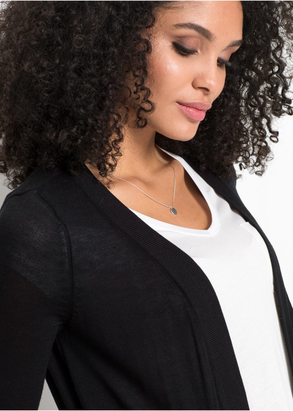 Gilet long en maille