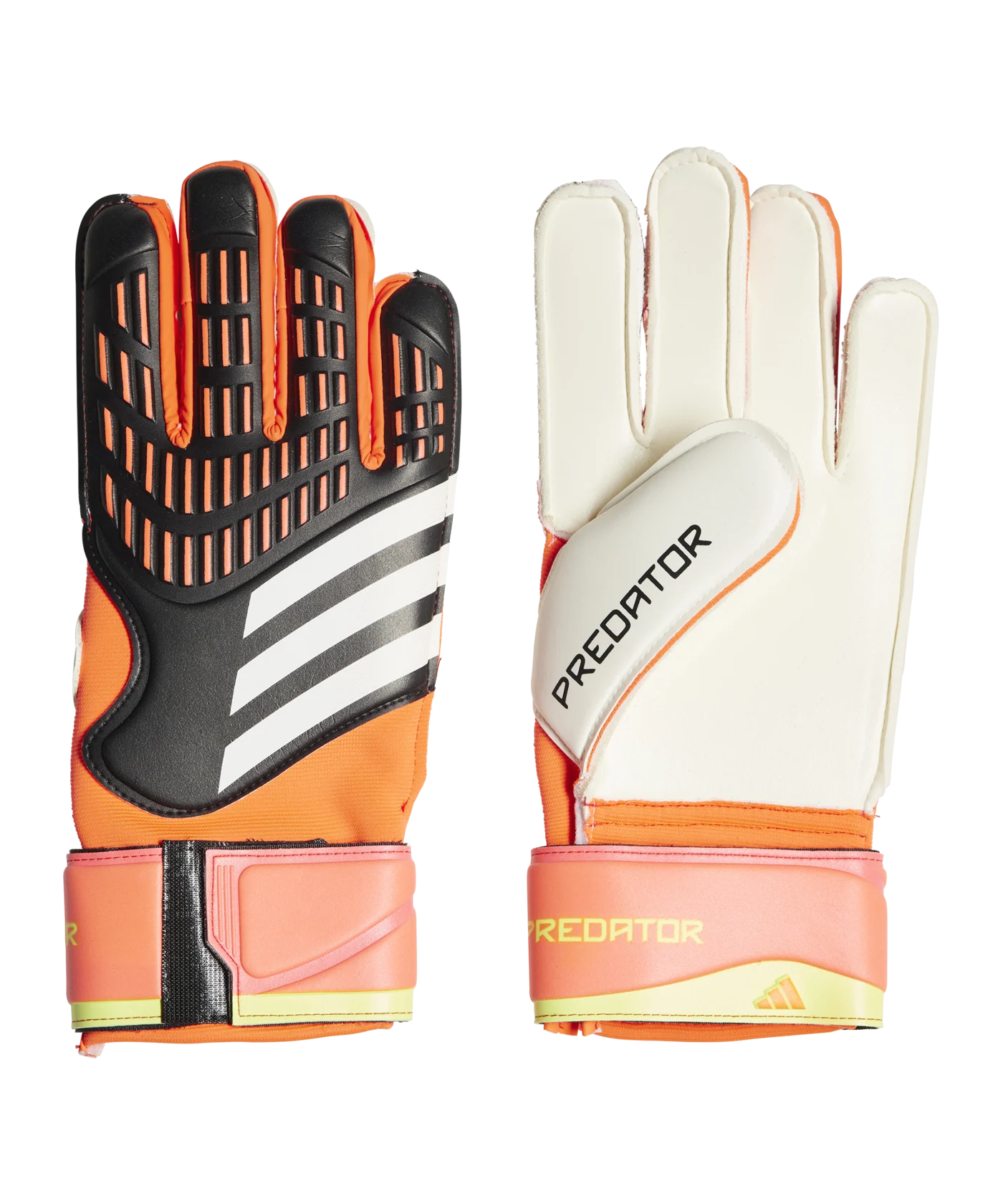 adidas Predator Match TW-Handschuhe Solar Energy Schwarz Rot