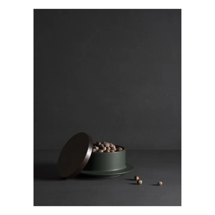 Valerie Objects Couvercle Dishes to dishes en bois d'accacia | Bois foncé